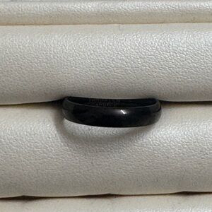 Elegant Black tungsten ring